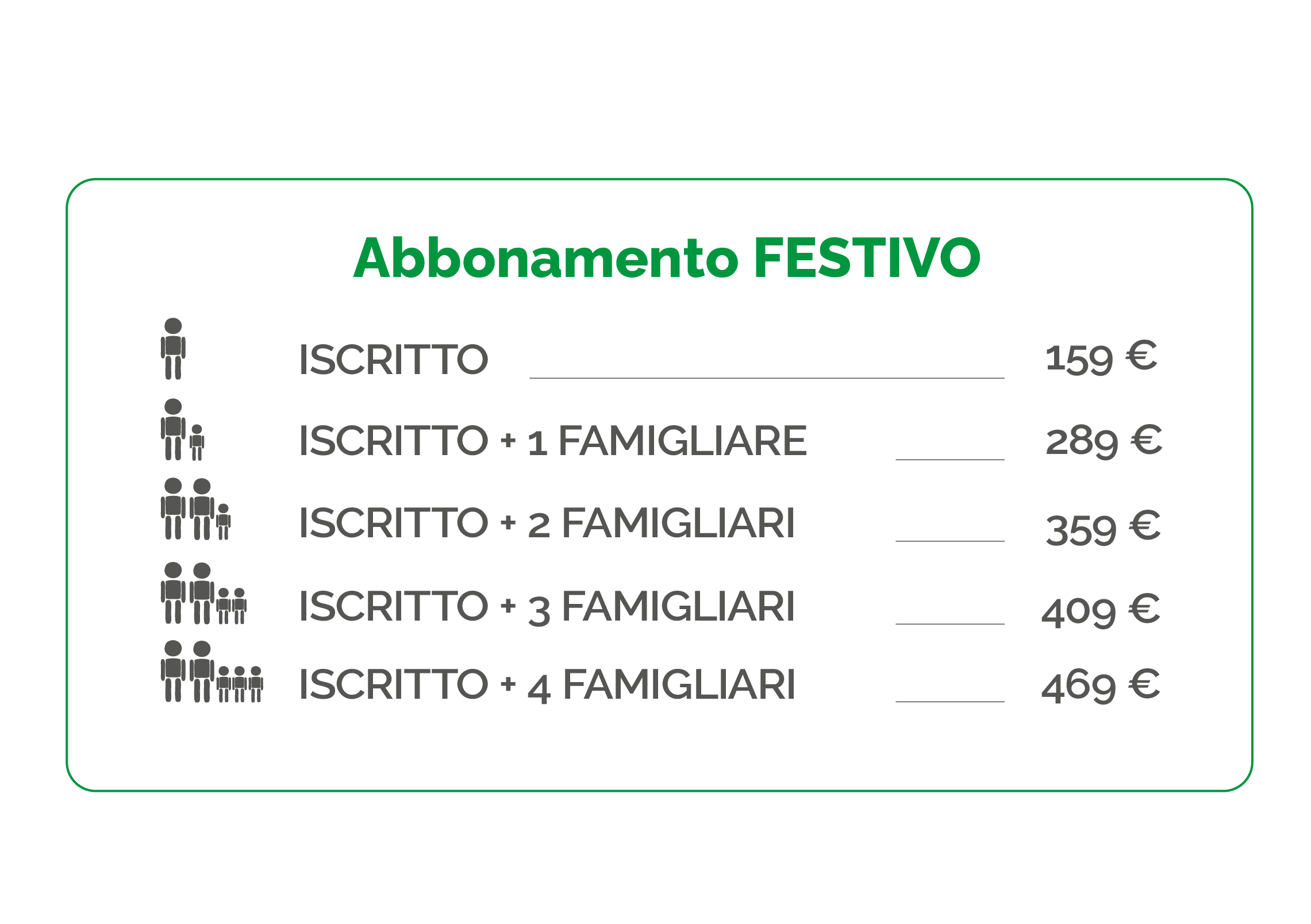 abbonamento festivo abbonamento stagionale al parco aquaestate 2024